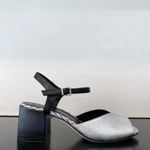 Sandalo Fascia Argento