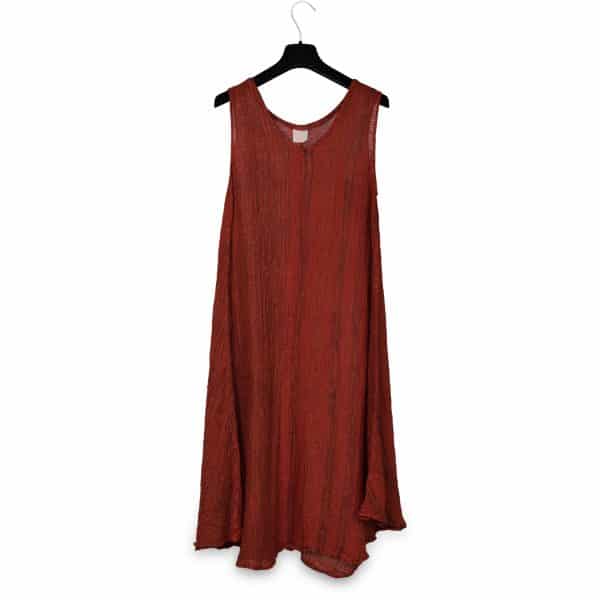 Pomegranate Linen Dress | DIEGO ZORODDU