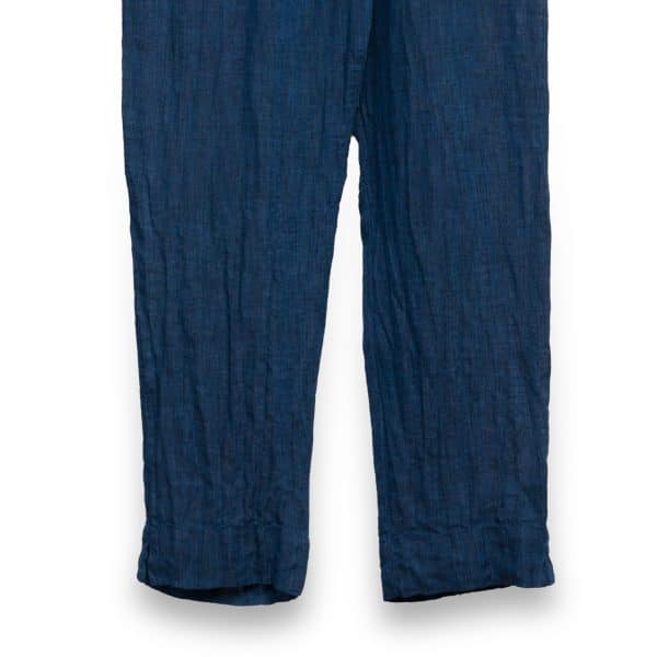 Blue Linen Pants | DIEGO ZORODDU