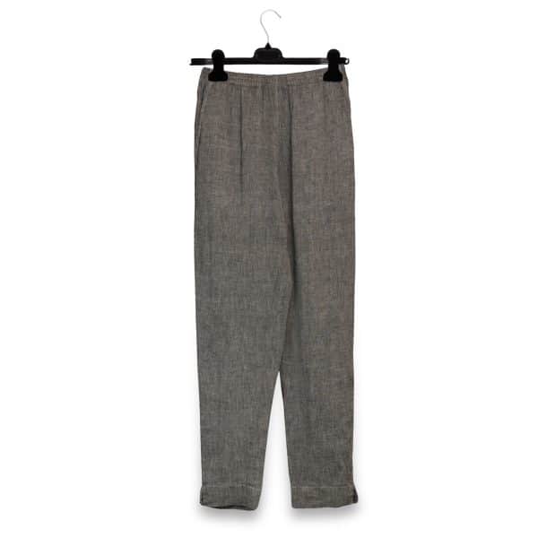 Grey Linen Pants | DIEGO ZORODDU