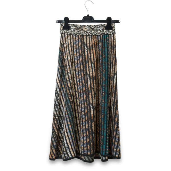 Jacquard Stripes Skirt | DIEGO ZORODDU