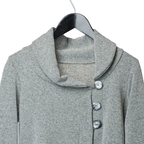 Cardi Coat Grey Melange | DIEGO ZORODDU