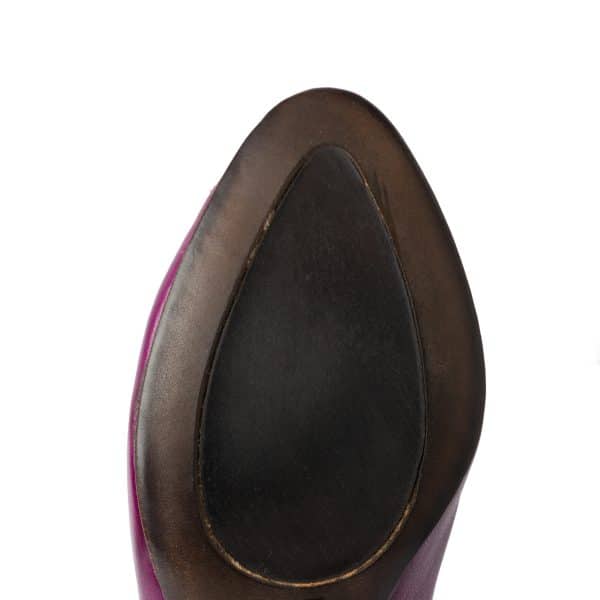 Uneven Purple Boots | DIEGO ZORODDU