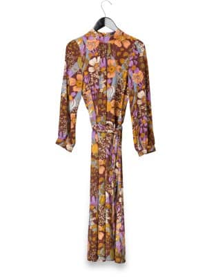 Choco Floreal Dress | DIEGO ZORODDU