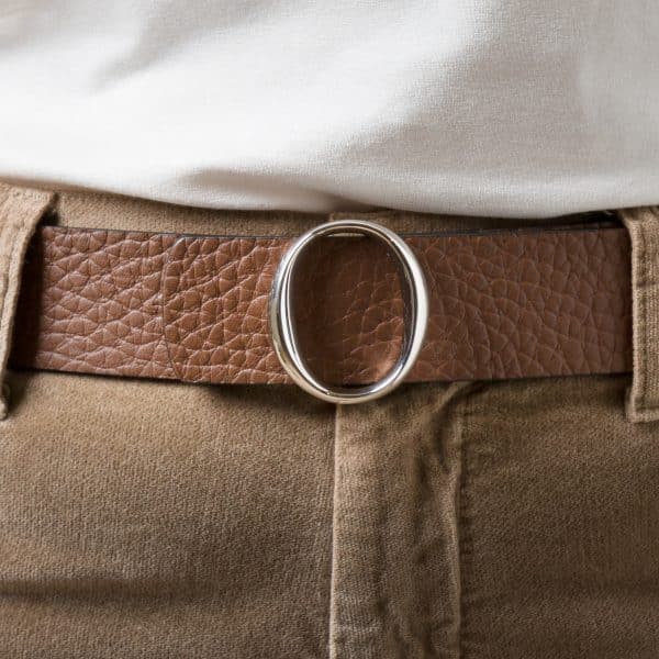 Reversible Oval Brown Belt | DIEGO ZORODDU