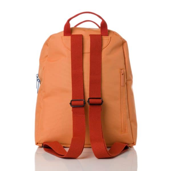 Orange Round Backpack | DIEGO ZORODDU