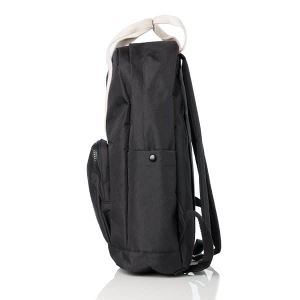 Black Curved Backpack | DIEGO ZORODDU