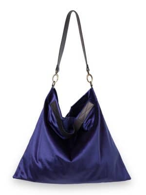 Light Blue Velvet Bag | DIEGO ZORODDU