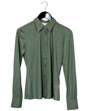 Camicia Micro Verde | DIEGO ZORODDU