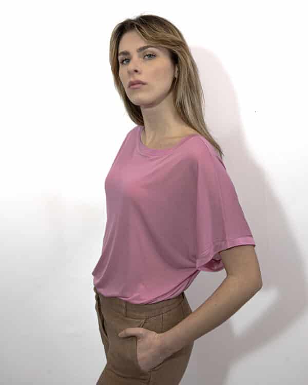 Blusa Modal Rosa | DIEGO ZORODDU