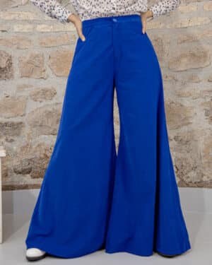 Pantaloni Isa blu | DIEGO ZORODDU