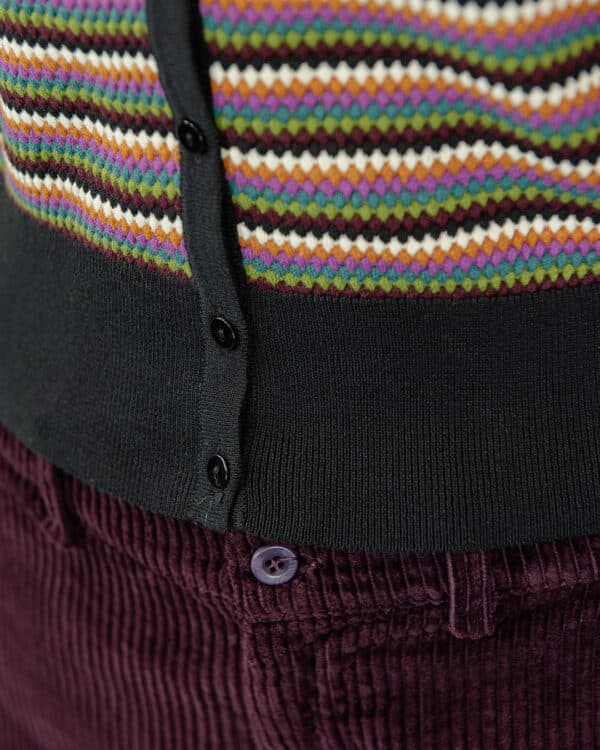 Cardigan RIso Multicolor | DIEGO ZORODDU