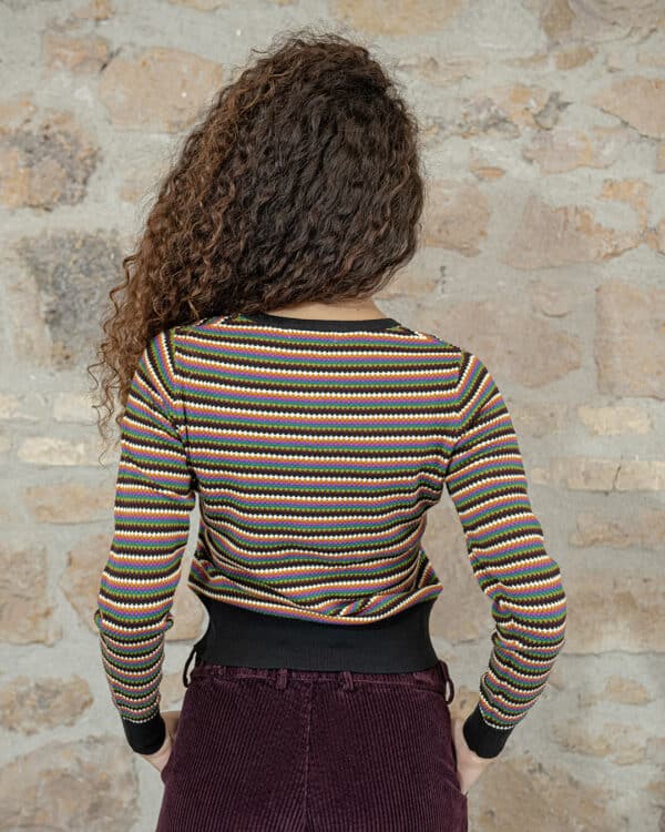 Cardigan RIso Multicolor | DIEGO ZORODDU