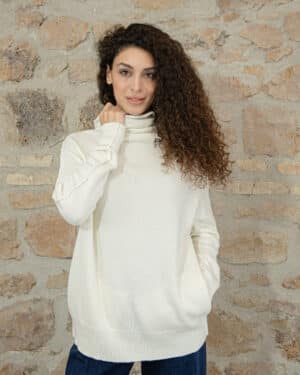 Maglione Angie Bianco | DIEGO ZORODDU